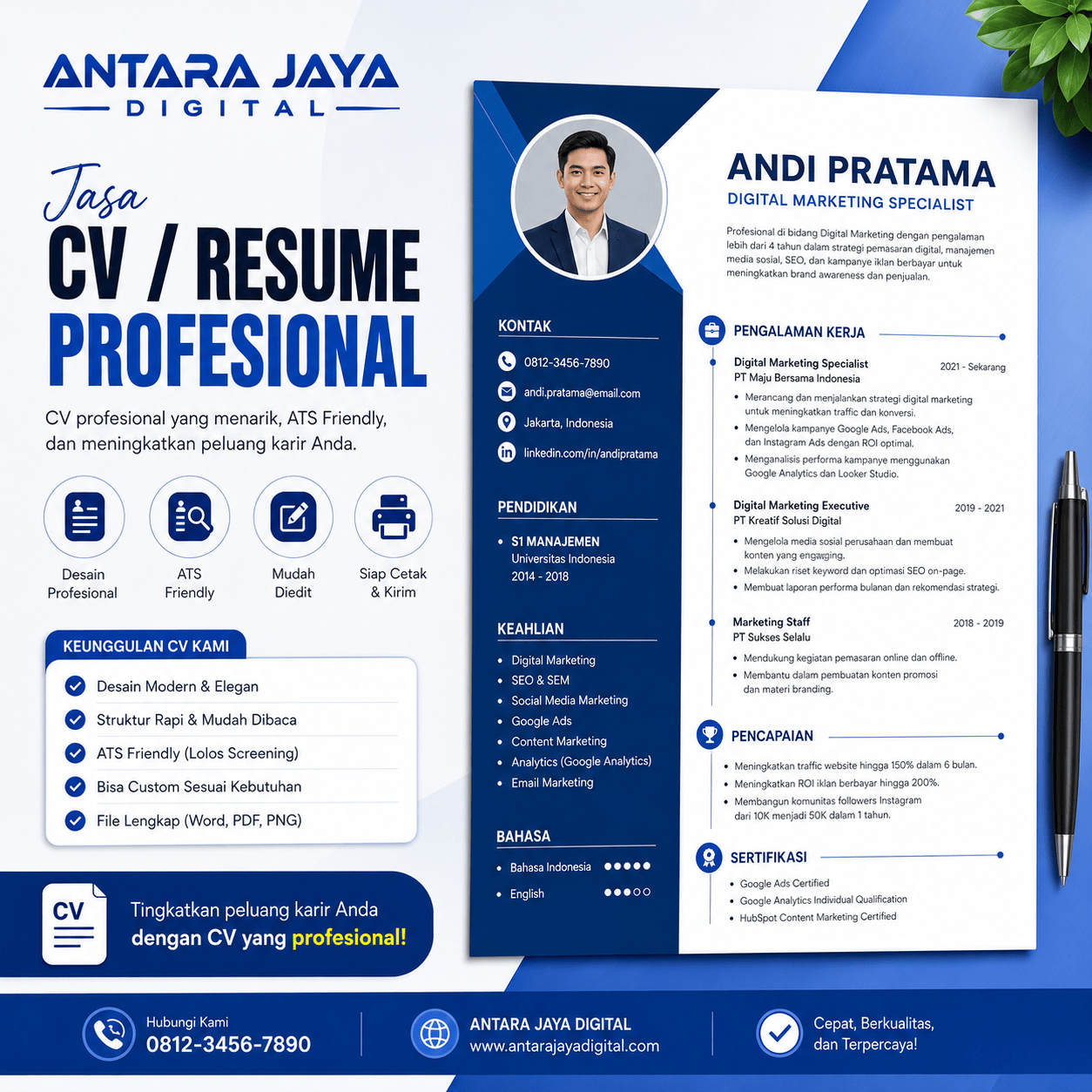 CV / Resume Profesional