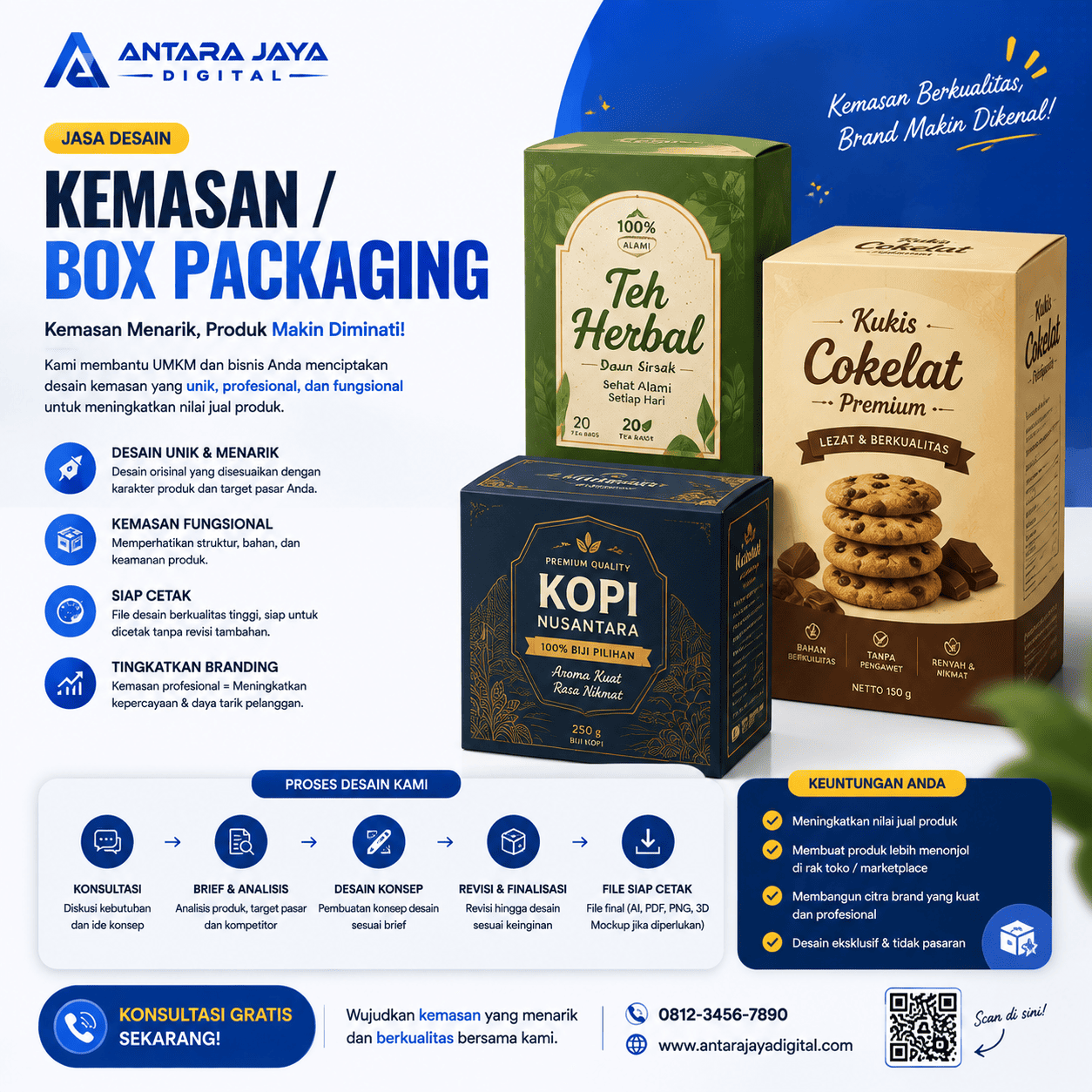 Jasa Desain Kemasan / Box Packaging