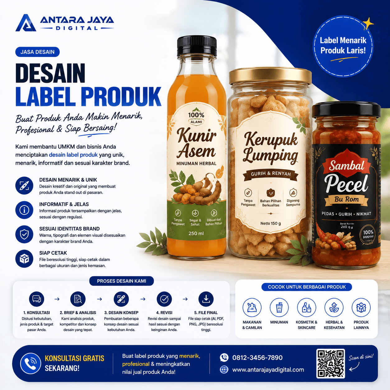 Desain Label Produk